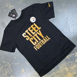 Nike Pittsburgh Steelers NFL Shirt N922-00A Large Steel City Retro Vintage